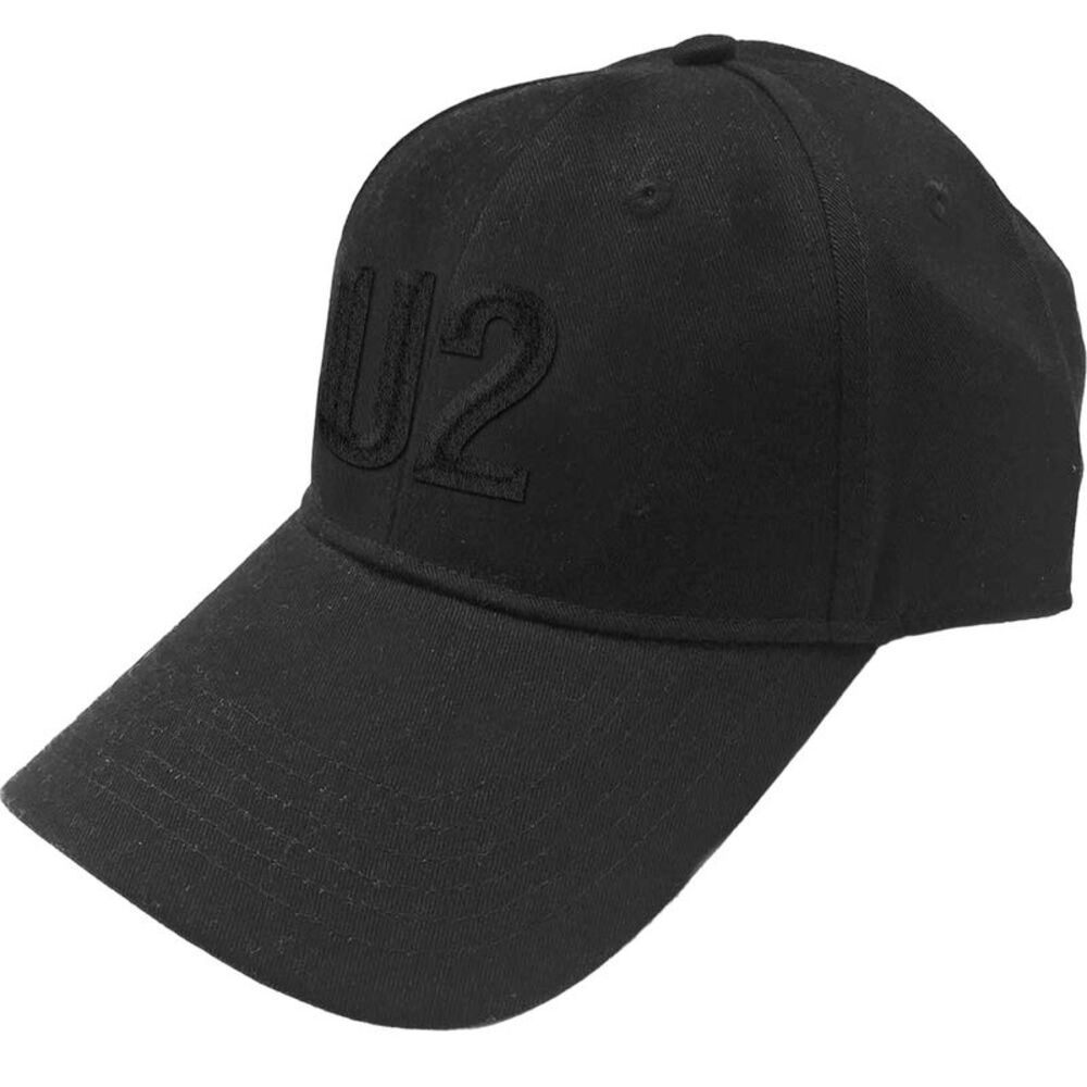 U2 Unisex Adult Logo Baseball Cap / Black